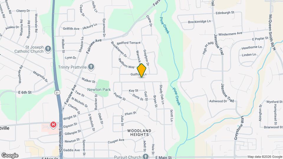 154 Poplar St Map and Location Details