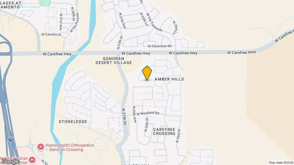 2521 W Tumbleweed Dr Map and Location Details