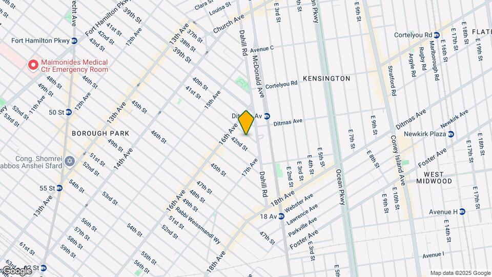 1642 41st St Map and Location Details