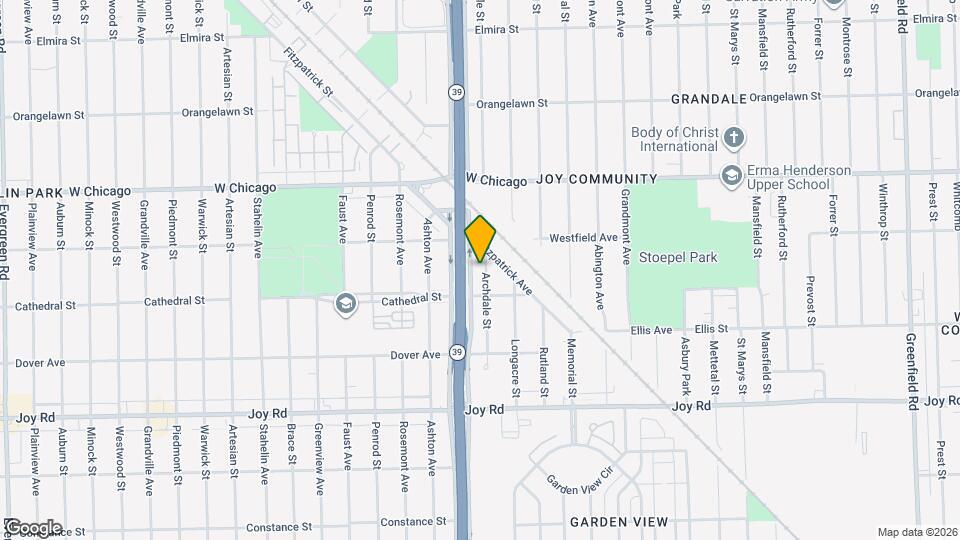 9235 Archdale St Map and Location Details