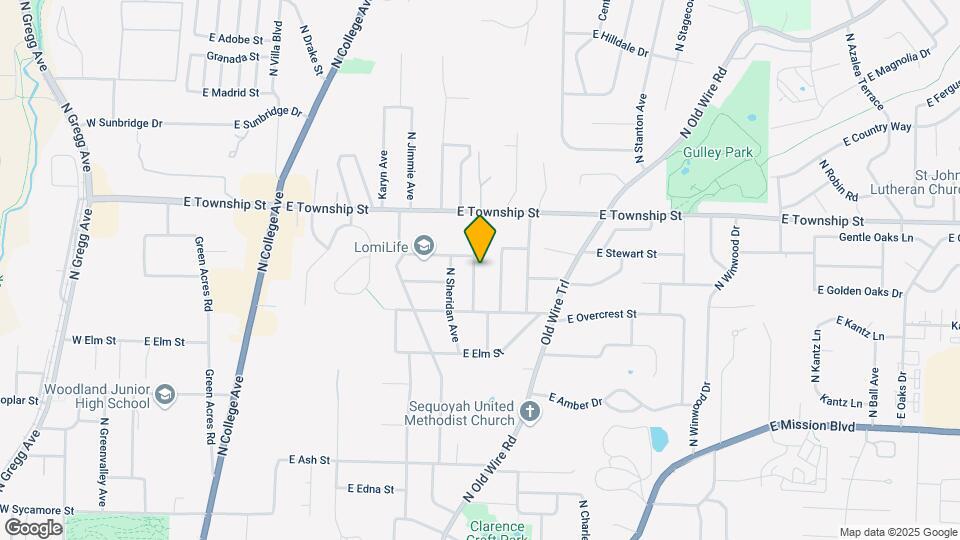 2272 N Briarwood Ln Map and Location Details