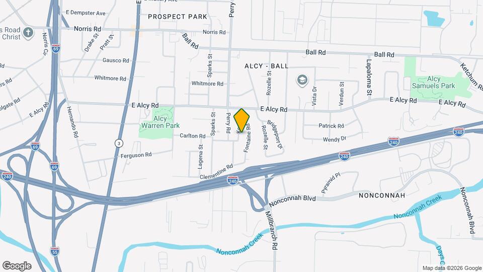 2540 Keen Rd Map and Location Details