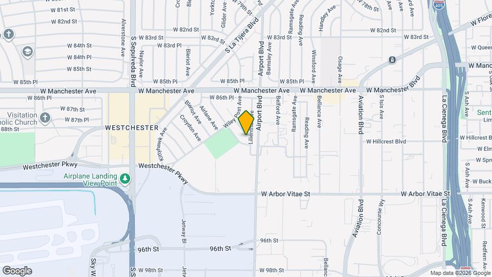 8845 Glider Ave Mapa y Detalles de la Ubicación