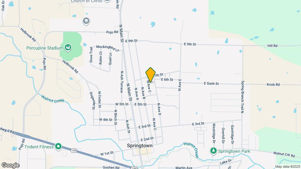 616 N Ave C Map and Location Details