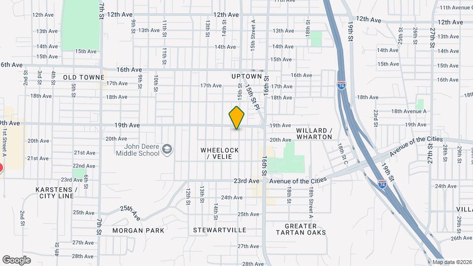 1915 15th St Map and Location Details