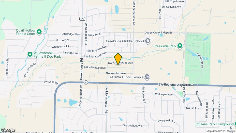 3102 SW Deerfield Blvd Map and Location Details