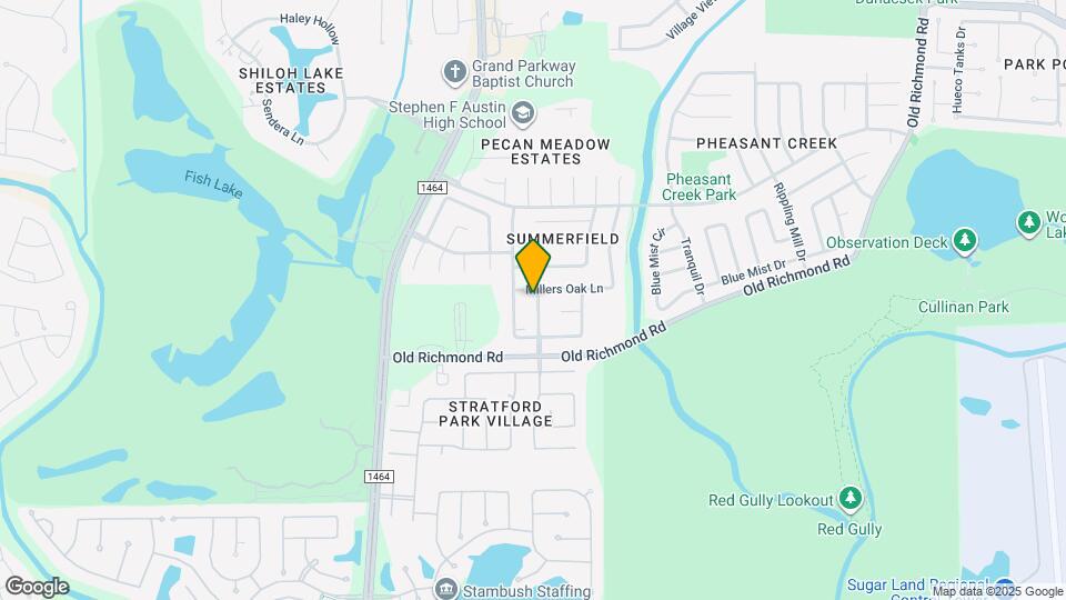 17106 Pecan Acres Dr Map and Location Details