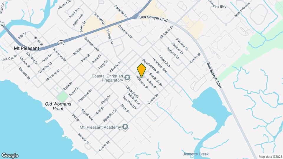 725 Sinlea Ave Map and Location Details