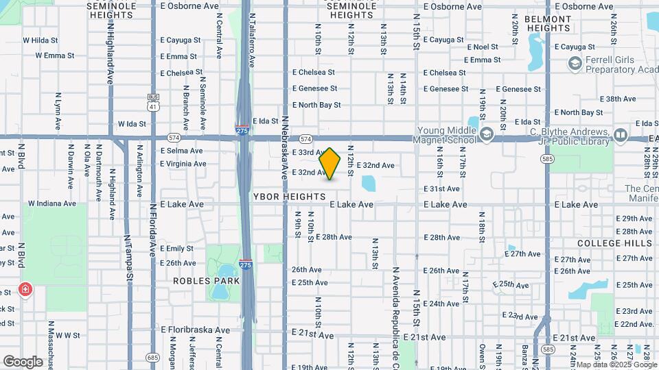 1014 E 31st Ave Map and Location Details