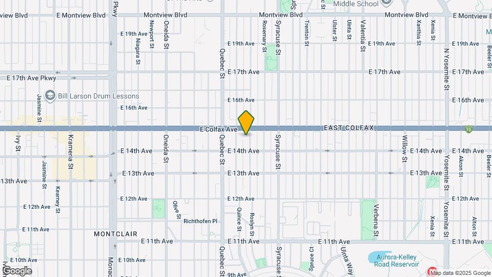 1437 Roslyn St Map and Location Details