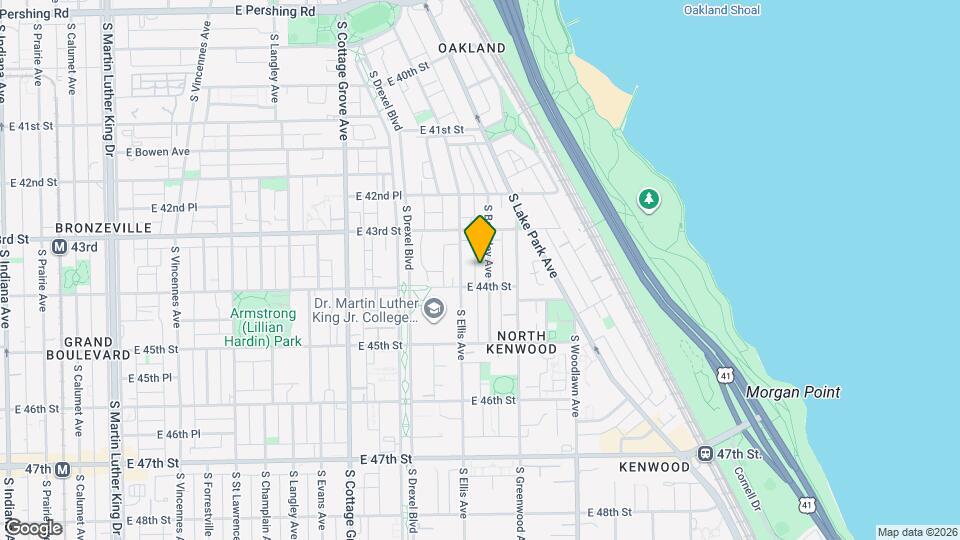 4340 S Berkeley Ave Map and Location Details