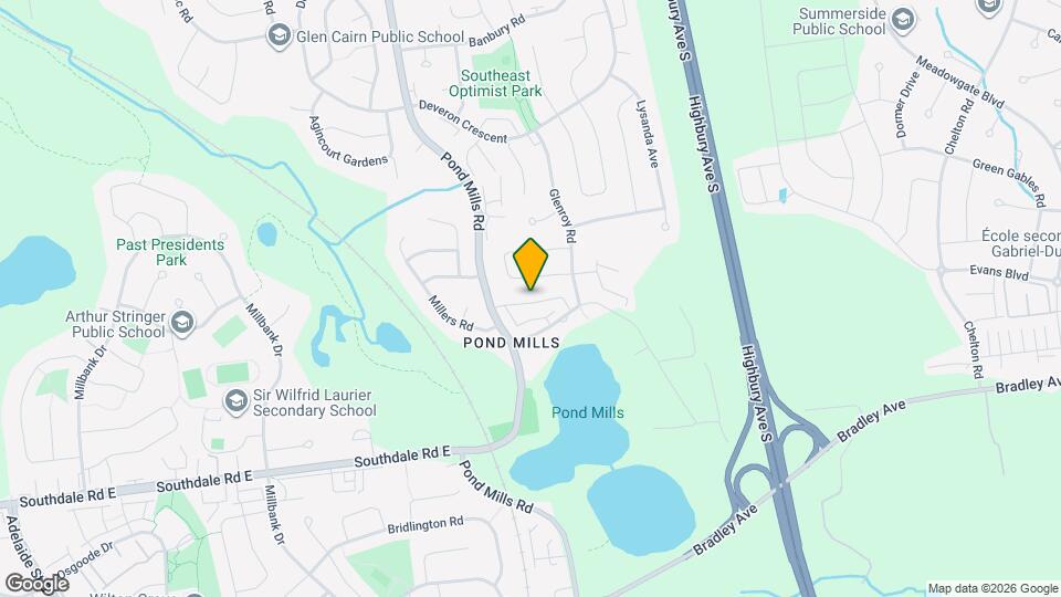 Gorgeous 3 Bedroom Townhome in Pondmills Map and Location Details