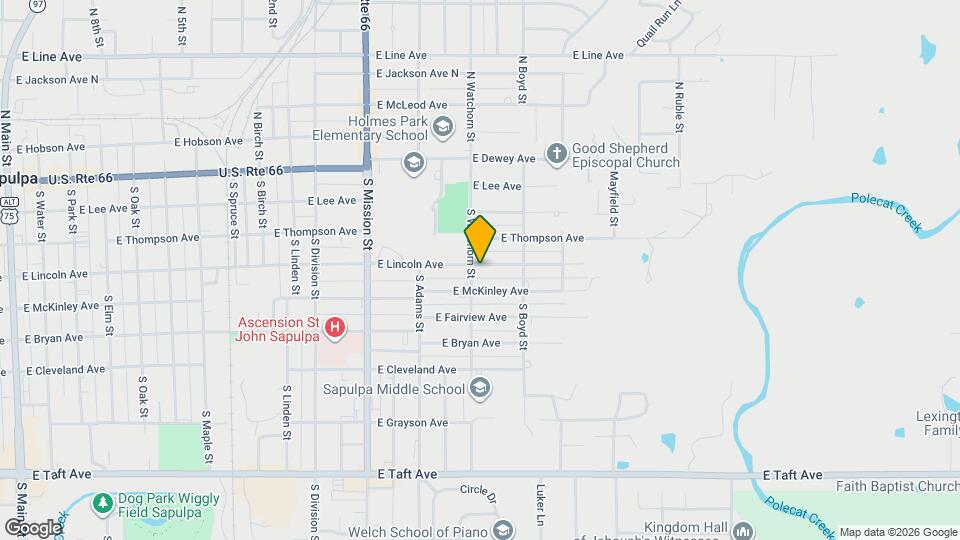 1304 E Lincoln Ave Map and Location Details