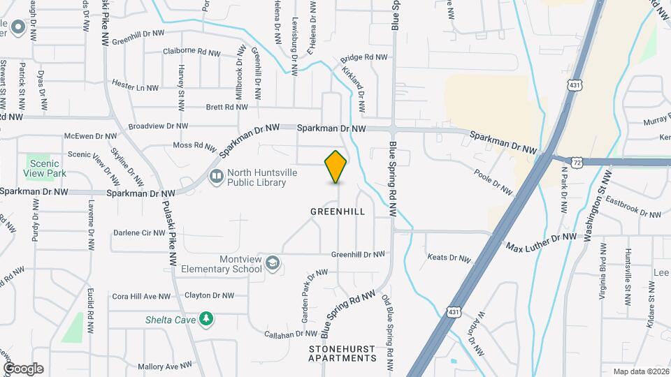 2627 Thornhill Rd NW Map and Location Details
