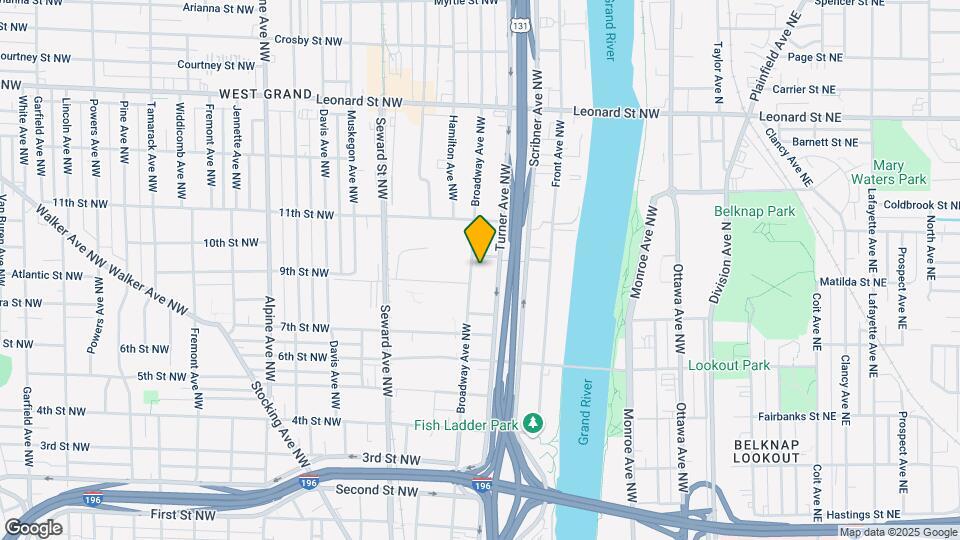 914 Broadway Ave NW Map and Location Details