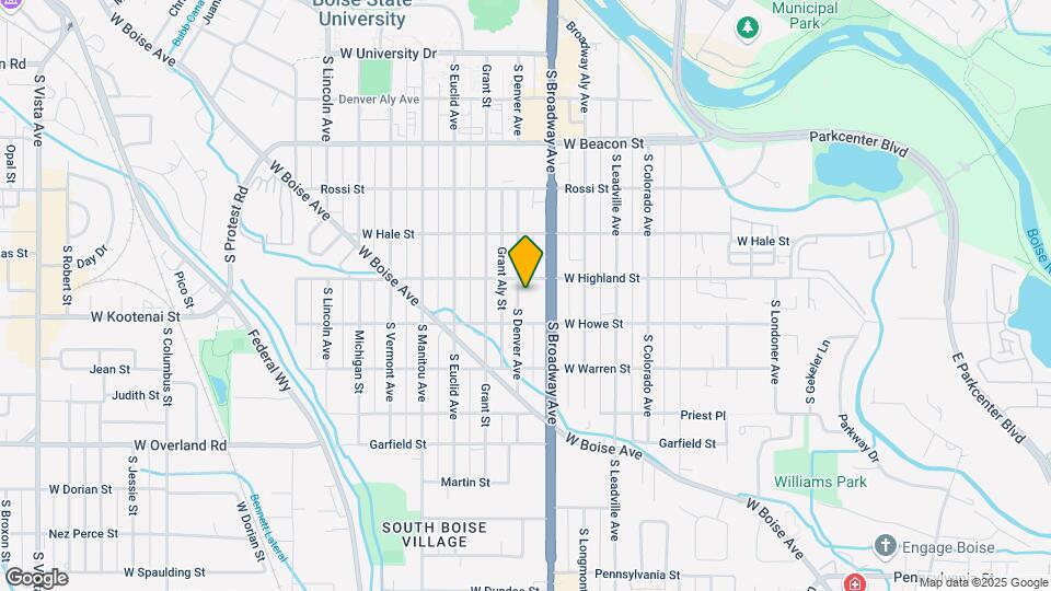 1508 S Denver Ave Mapa y Detalles de la Ubicación