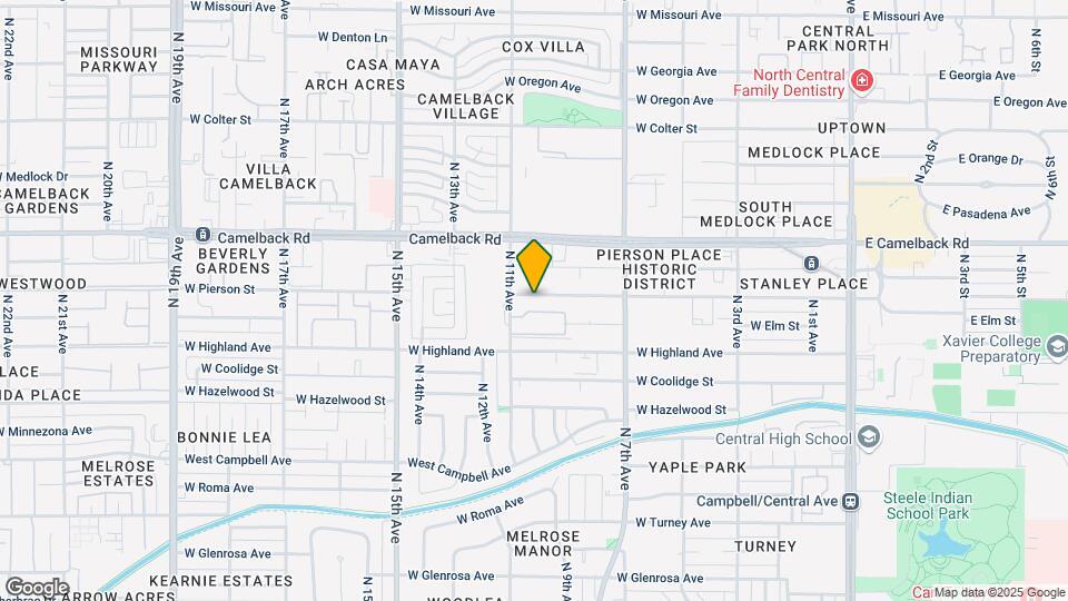 929 W Pierson St Map and Location Details