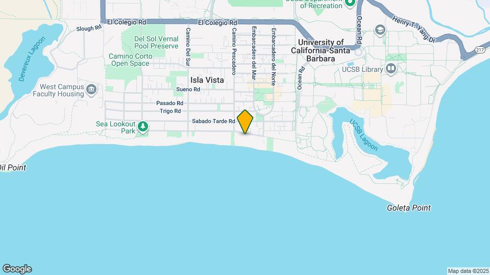 6583 Del Playa Dr Map and Location Details