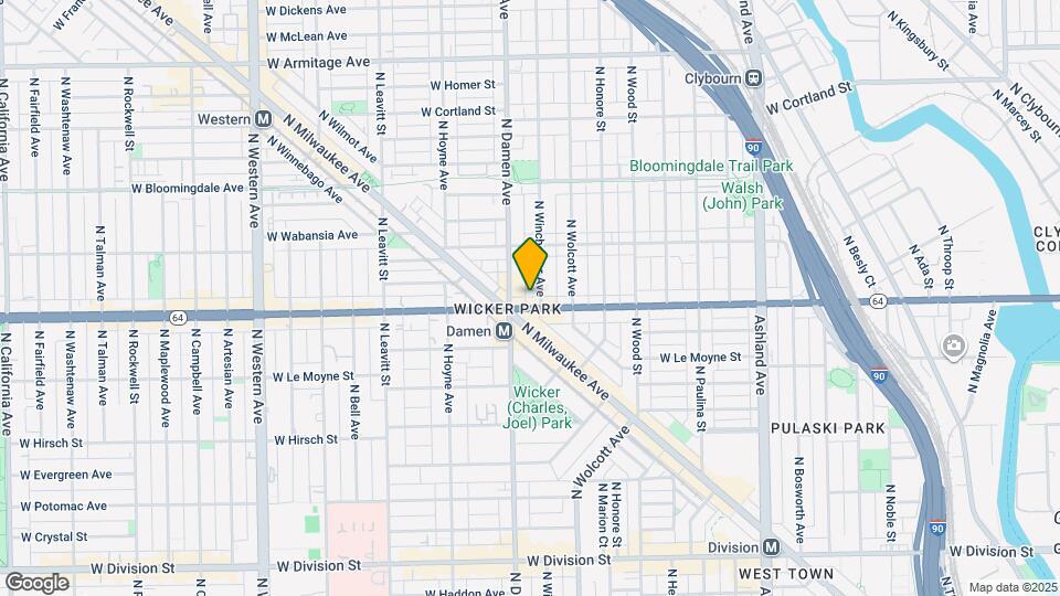 1942 W North Ave Map and Location Details
