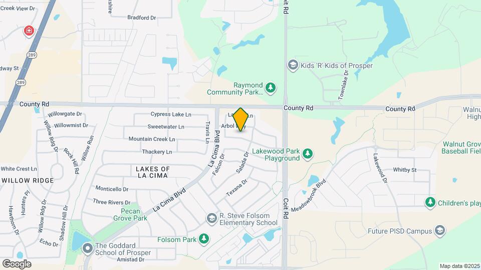 2141 Lewis Canyon Dr Map and Location Details