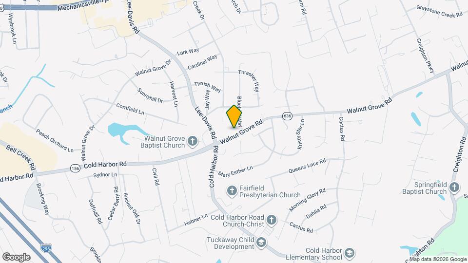 7259 Walnut Grove Rd Map and Location Details