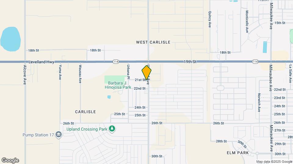 2104 Upland Ave Map and Location Details