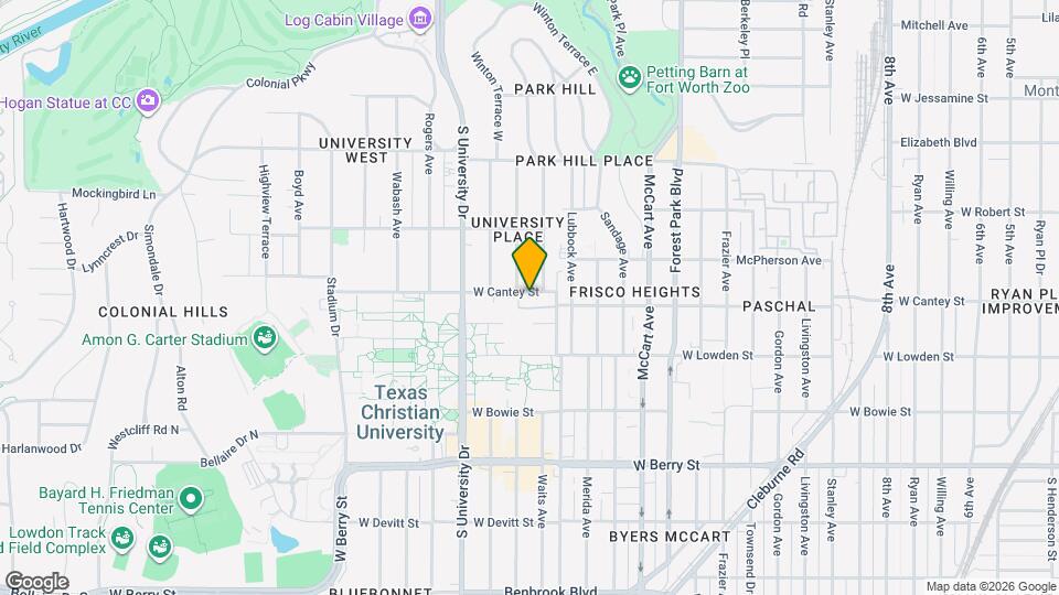 2823 W Cantey St Map and Location Details