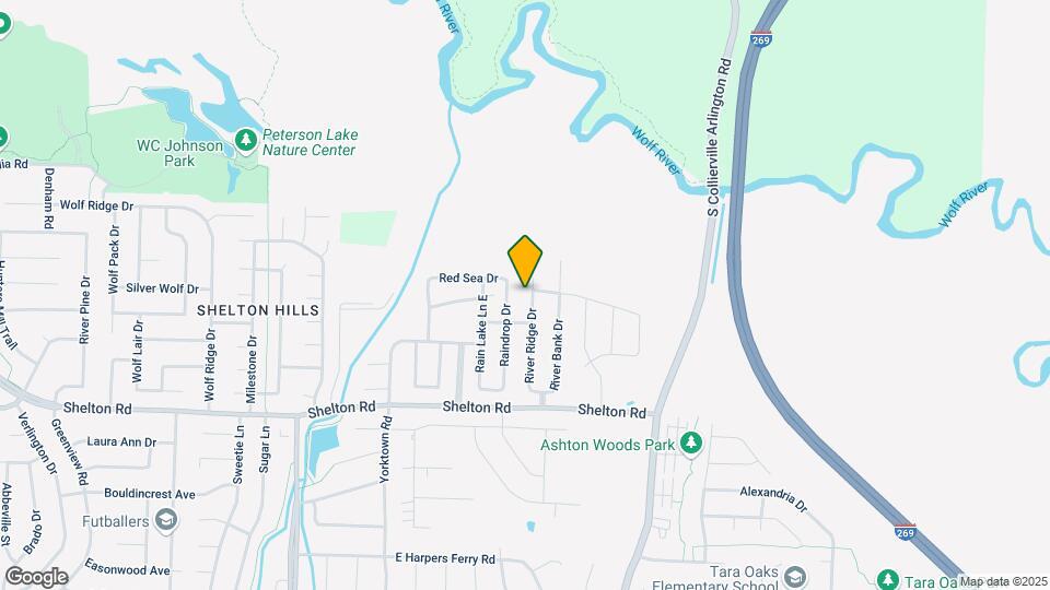 1383 River Ridge Dr Map and Location Details