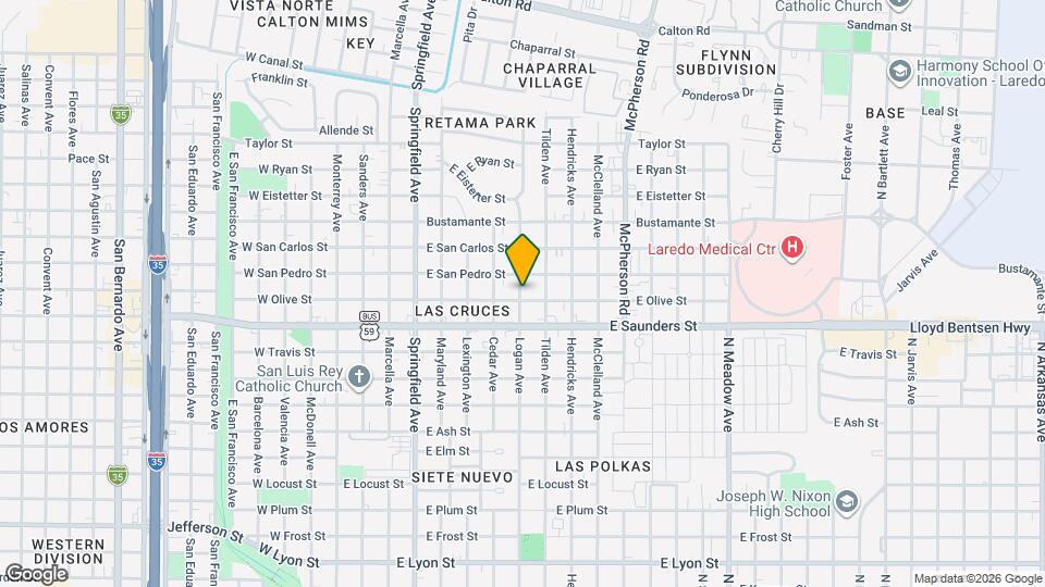 3901 Logan Ave Map and Location Details