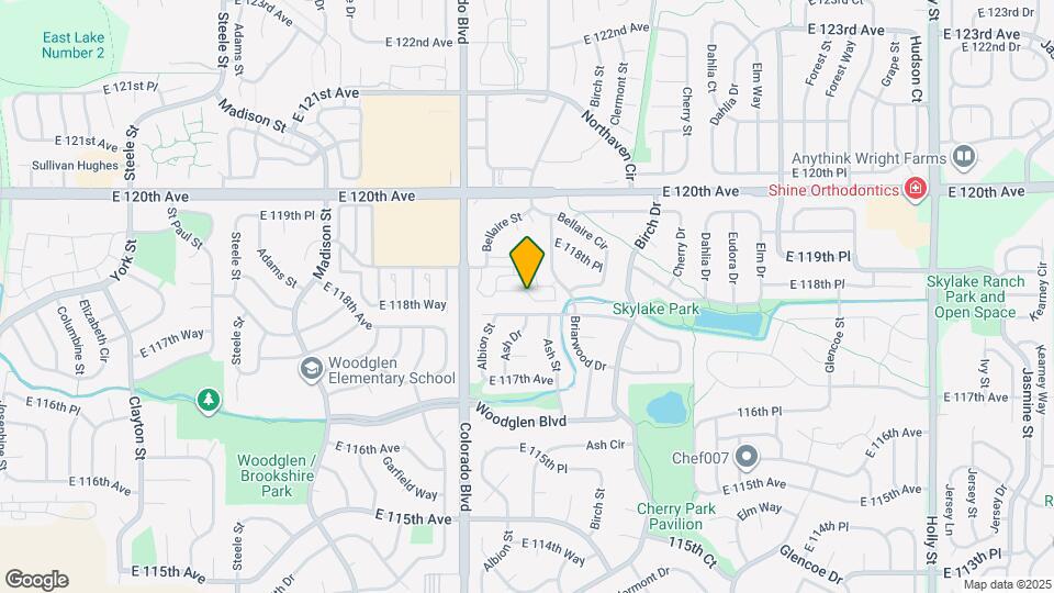 4200 E 119th Pl Map and Location Details