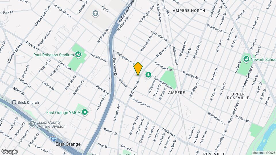 401 N Grove St Mapa y Detalles de la Ubicación
