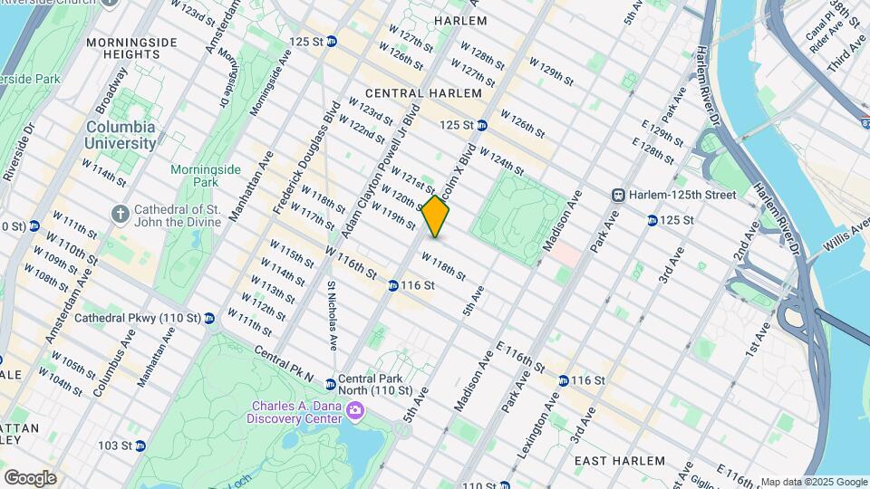 78 W 119th St Map and Location Details