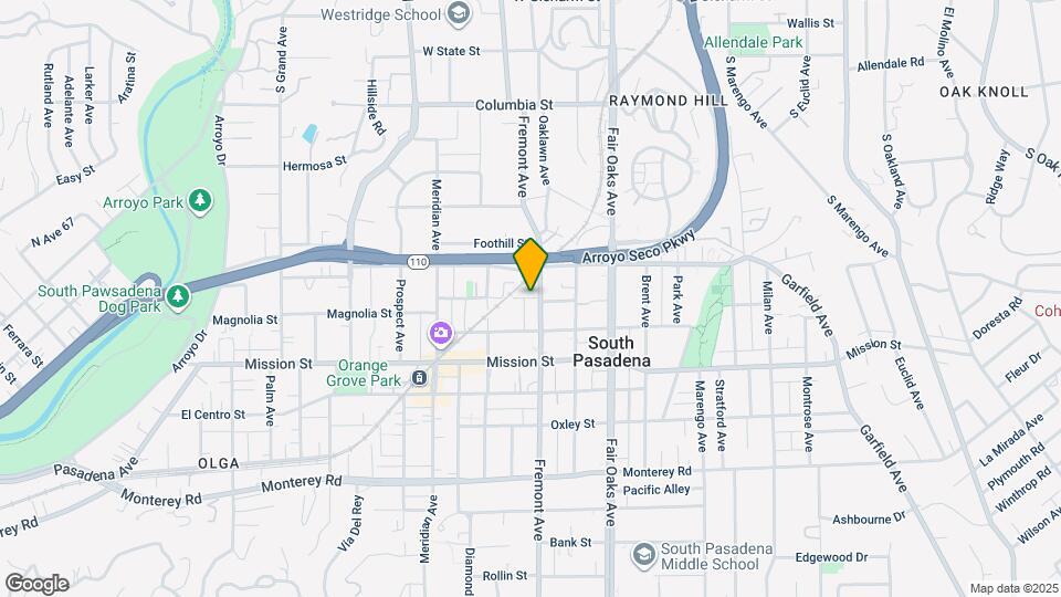 1135 Magnolia St Map and Location Details