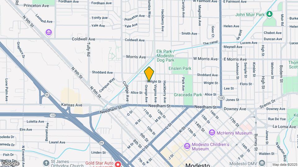 816 Wright St Map and Location Details