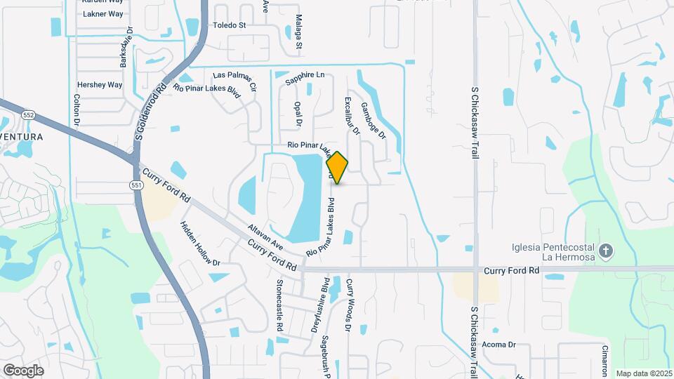 2501 Rio Pinar Lakes Blvd Map and Location Details