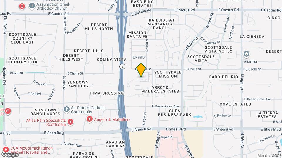 8912 E Shangri La Rd, Unit 03306 Map and Location Details
