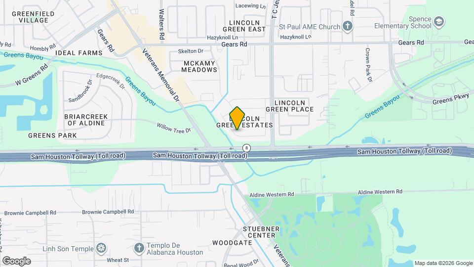 10802 Meadow Walk Ln Map and Location Details