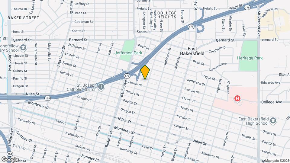 1716 1/2 Gage St, Unit REAR UNIT Map and Location Details