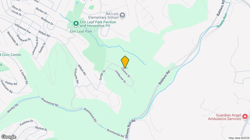 3815 Louisa St Map and Location Details