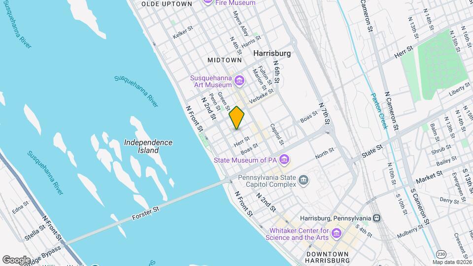 1122 Green St Map and Location Details