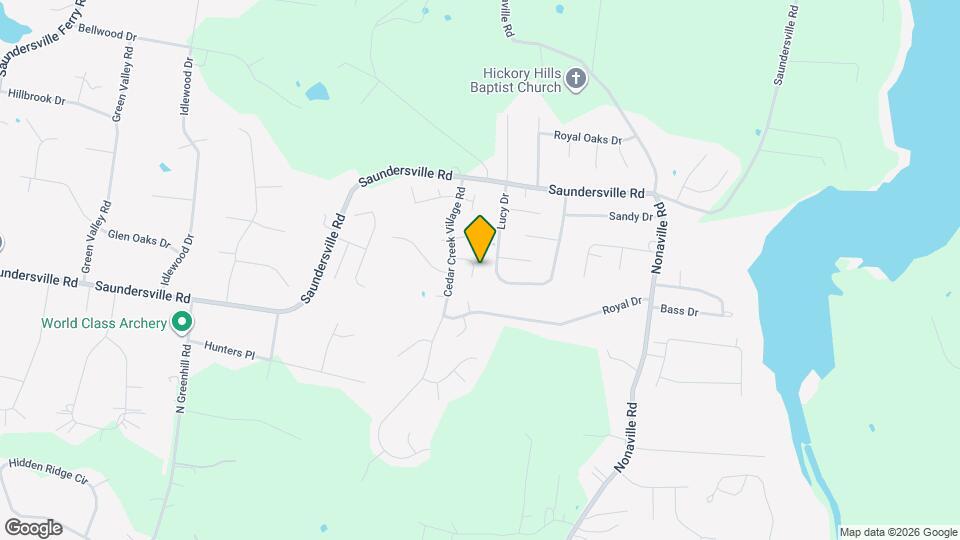 1613 Cedar Tree Ln Map and Location Details