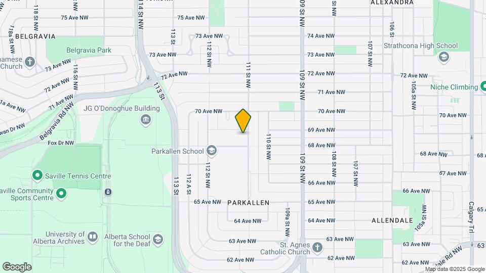 Melba Apartment Map and Location Details