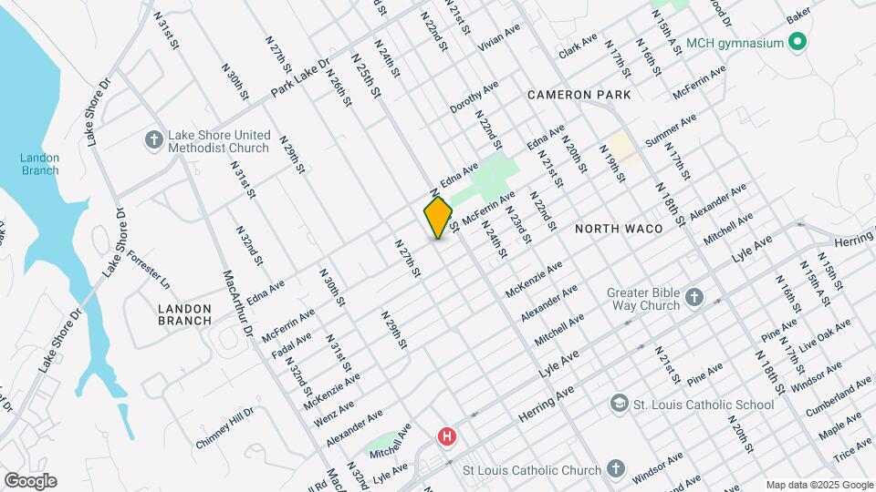 2528 McFerrin Ave Mapa y Detalles de la Ubicación