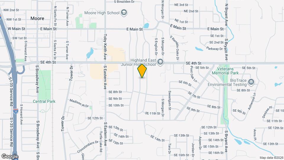 704 S Avery Dr Map and Location Details