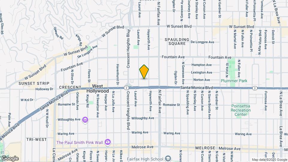 7964 Norton Ave Mapa y Detalles de la Ubicación