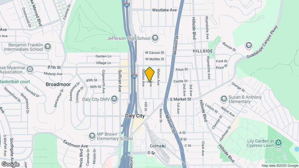 102 Werner Ave Mapa y Detalles de la Ubicación