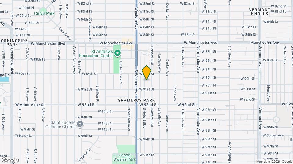 8930 S Hobart Blvd Map and Location Details