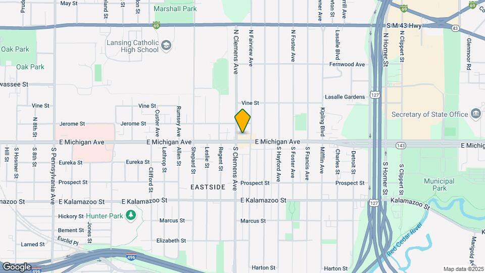 2013 E Michigan Ave-Unit -Apt 3 Map and Location Details
