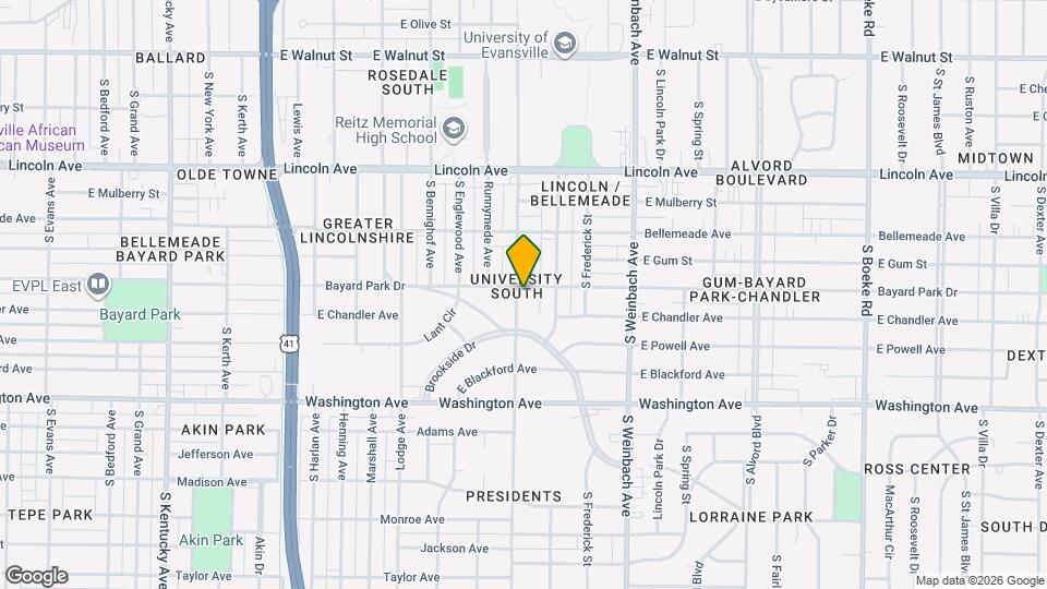 804 S Rotherwood Ave Map and Location Details