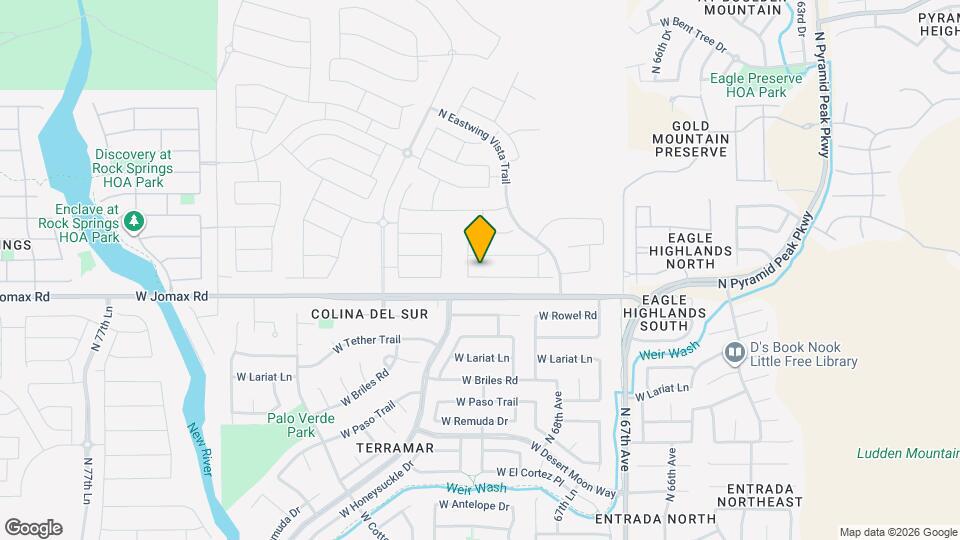 6974 W Spur Dr Map and Location Details